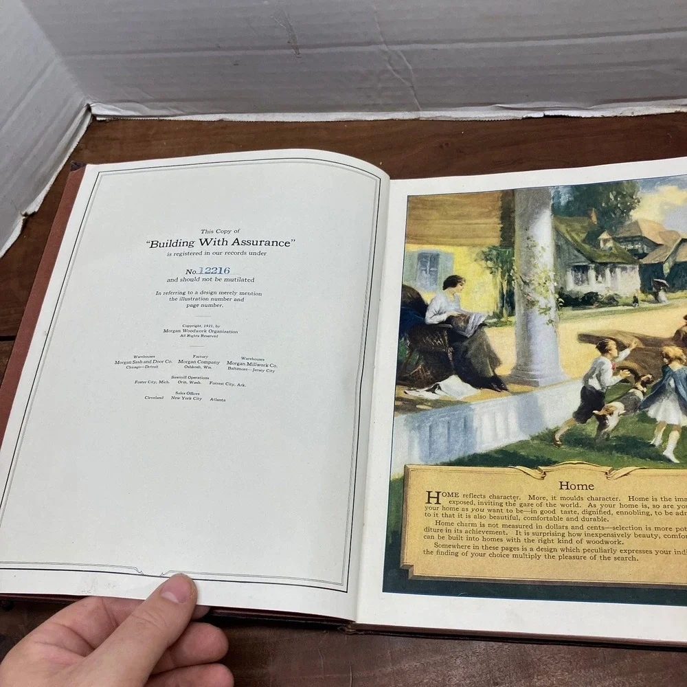 Building With Assurance Morgan Woodwork Organization 1921 Home Design Catalog